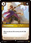 Sandshifter Foil SFD #158/221 (Near Mint Common) Riftbound: League of Legends Trading Card Game: Spiritforged