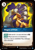 Wages of Pain Foil SFD #070/221 (Near Mint Common) Riftbound: League of Legends Trading Card Game: Spiritforged