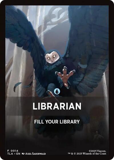 Librarian Theme Card TLA #14 (Near Mint T) Magic: The Gathering: Avatar: The Last Airbender