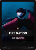 Fire Nation Theme Card TLA #28 (Near Mint T) Magic: The Gathering: Avatar: The Last Airbender