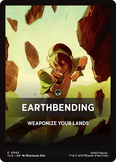 Earthbending Theme Card 0042 TLA #42 (Near Mint T) Magic: The Gathering: Avatar: The Last Airbender
