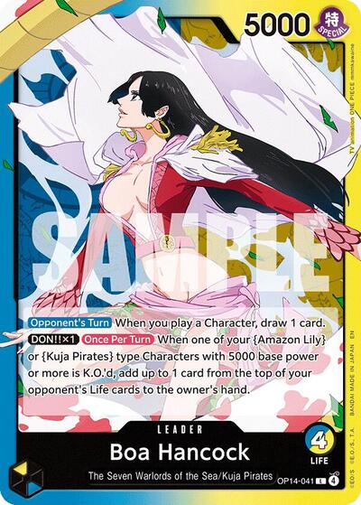 Boa Hancock OP14 041 OP14 #OP14-041 (Near Mint Land) One Piece Card Game: The Azure Sea's Seven