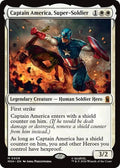 Captain America Super Soldier MSH #9 (Near Mint Mythic Rare) Magic: The Gathering: Marvel Super Heroes