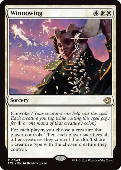 Winnowing Lorwyn Eclipsed ECL #43 (Rare) Magic: The Gathering: