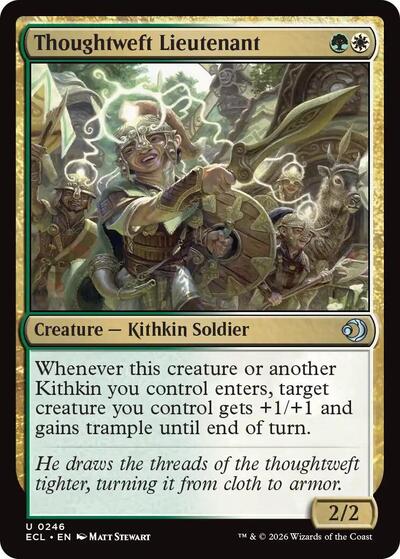 Thoughtweft Lieutenant ECL #246 (Near Mint Uncommon) Magic: The Gathering: Lorwyn Eclipsed