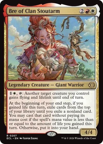 Bre of Clan Stoutarm ECL #207 (Near Mint Rare) Magic: The Gathering: Lorwyn Eclipsed