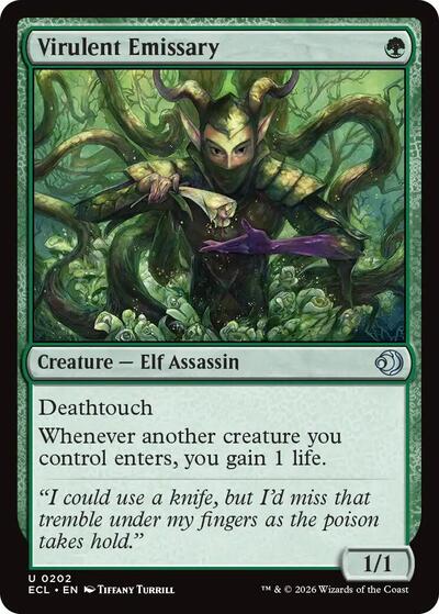 Virulent Emissary Lorwyn Eclipsed ECL #202 (Uncommon) Magic: The Gathering: