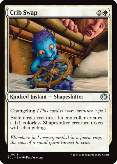 Crib Swap ECL #11 (Near Mint Uncommon) Magic: The Gathering: Lorwyn Eclipsed