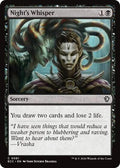Nights Whisper ECC #81 (Near Mint Common) Magic: The Gathering: Commander: Lorwyn Eclipsed