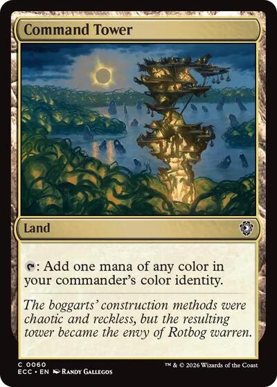 Command Tower 0060 ECC #60 (Near Mint Common) Magic: The Gathering: Commander: Lorwyn Eclipsed