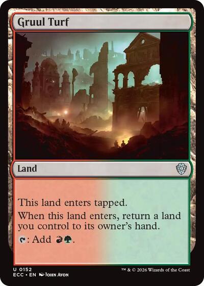 Gruul Turf ECC #152 (Near Mint Uncommon) Magic: The Gathering: Commander: Lorwyn Eclipsed