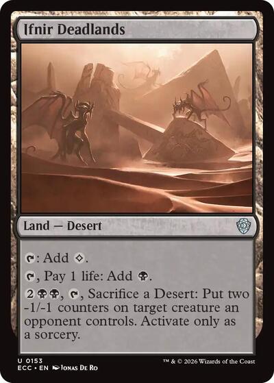 Ifnir Deadlands ECC #153 (Near Mint Uncommon) Magic: The Gathering: Commander: Lorwyn Eclipsed