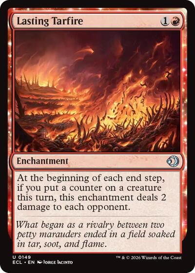 Lasting Tarfire ECL #149 (Near Mint Uncommon) Magic: The Gathering: Lorwyn Eclipsed