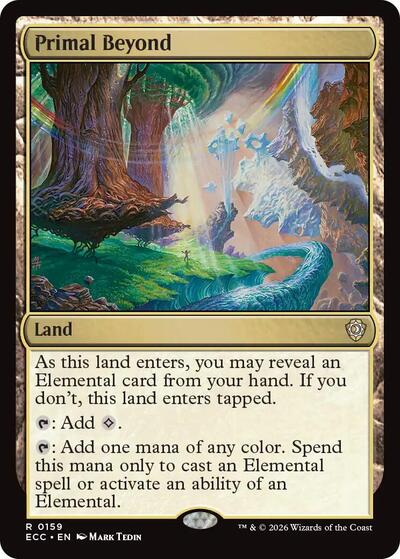 Primal Beyond ECC #159 (Near Mint Rare) Magic: The Gathering: Commander: Lorwyn Eclipsed