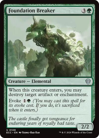 Foundation Breaker ECC #108 (Near Mint Uncommon) Magic: The Gathering: Commander: Lorwyn Eclipsed