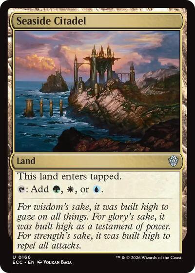 Seaside Citadel ECC #166 (Near Mint Uncommon) Magic: The Gathering: Commander: Lorwyn Eclipsed