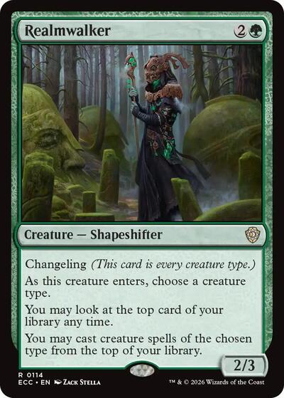 Realmwalker ECC #114 (Near Mint Rare) Magic: The Gathering: Commander: Lorwyn Eclipsed