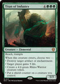 Titan of Industry ECC #117 (Near Mint Mythic Rare) Magic: The Gathering: Commander: Lorwyn Eclipsed