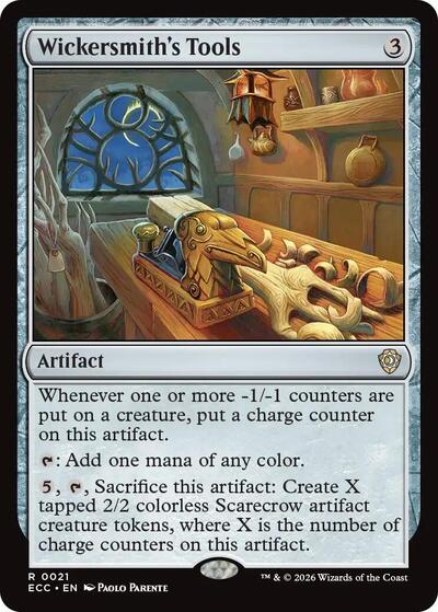 Wickersmiths Tools ECC #21 (Lightly Played Rare) Magic: The Gathering: Commander: Lorwyn Eclipsed