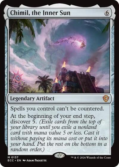 Chimil the Inner Sun ECC #137 (Near Mint Mythic Rare) Magic: The Gathering: Commander: Lorwyn Eclipsed