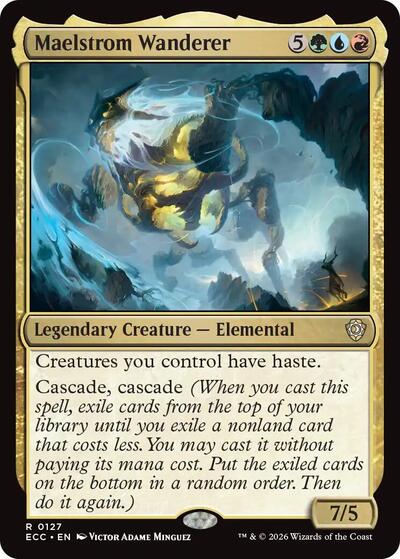 Maelstrom Wanderer ECC #127 (Near Mint Rare) Magic: The Gathering: Commander: Lorwyn Eclipsed