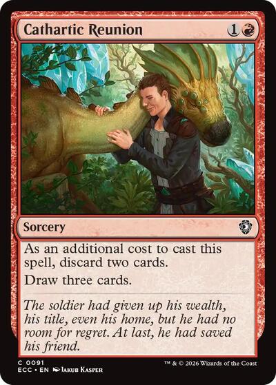 Cathartic Reunion ECC #91 (Near Mint Common) Magic: The Gathering: Commander: Lorwyn Eclipsed