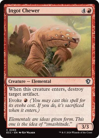 Ingot Chewer ECC #95 (Near Mint Common) Magic: The Gathering: Commander: Lorwyn Eclipsed