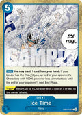 Ice Time Foil OP14 #EB04-028 (Near Mint Rare) One Piece Card Game: The Azure Sea's Seven