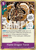 Flame Dragon Torch Foil OP14 #EB04-040 (Near Mint Rare) One Piece Card Game: The Azure Sea's Seven