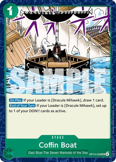 Coffin Boat OP14 #OP14-039 (Near Mint Uncommon) One Piece Card Game: The Azure Sea's Seven