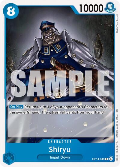 Shiryu OP14 #OP14-048 (Near Mint Common) One Piece Card Game: The Azure Sea's Seven