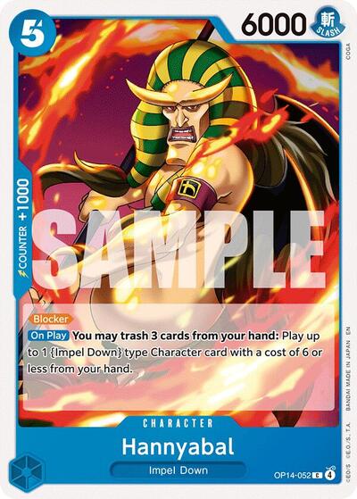 Hannyabal OP14 #OP14-052 (Near Mint Common) One Piece Card Game: The Azure Sea's Seven
