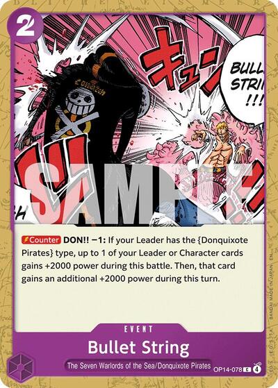 Bullet String OP14 #OP14-078 (Near Mint Common) One Piece Card Game: The Azure Sea's Seven