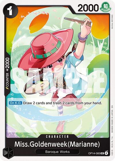 MissGoldenweekMarianne OP14 #OP14-085 (Near Mint Uncommon) One Piece Card Game: The Azure Sea's Seven
