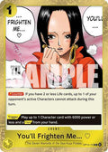 Youll Frighten Me Foil OP14 #OP14-118 (Near Mint Rare) One Piece Card Game: The Azure Sea's Seven