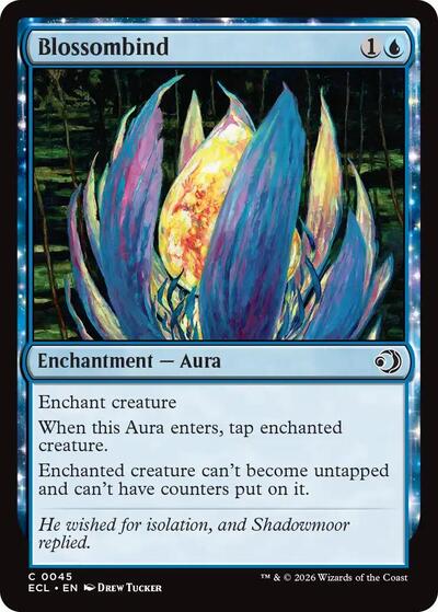 Blossombind ECL #45 (Near Mint Common) Magic: The Gathering: Lorwyn Eclipsed