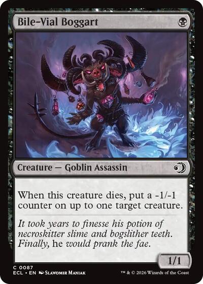 Bile Vial Boggart ECL #87 (Near Mint Common) Magic: The Gathering: Lorwyn Eclipsed