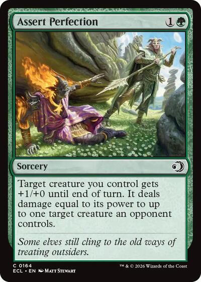 Assert Perfection Lorwyn Eclipsed ECL #164 (Common) Magic: The Gathering: