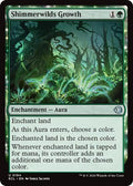 Shimmerwilds Growth ECL #194 (Near Mint Uncommon) Magic: The Gathering: Lorwyn Eclipsed