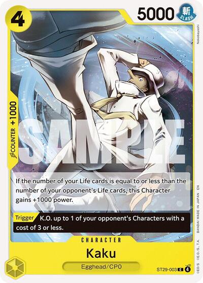 Kaku ST-29 #ST29-003 (Near Mint Common) One Piece Card Game: Starter Deck 29: Egghead