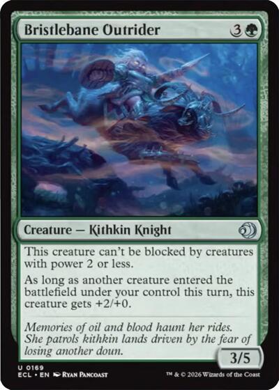 Bristlebane Outrider Foil ECL #169 (Near Mint Uncommon) Magic: The Gathering: Lorwyn Eclipsed