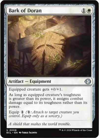Bark of Doran Lorwyn Eclipsed ECL #6 (Uncommon) Magic: The Gathering: