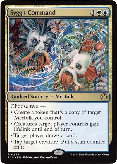 Syggs Command ECL #244 (Near Mint Rare) Magic: The Gathering: Lorwyn Eclipsed