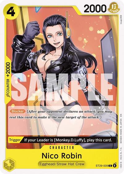 Nico Robin ST-29 #ST29-009 (Near Mint Common) One Piece Card Game: Starter Deck 29: Egghead