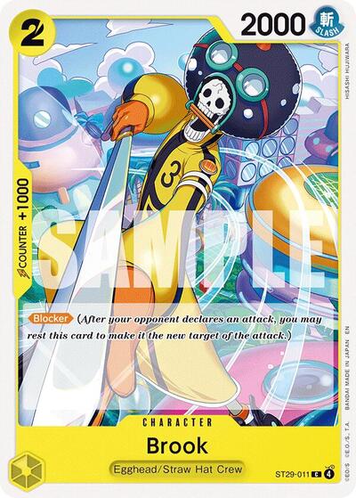 Brook ST-29 #ST29-011 (Near Mint Common) One Piece Card Game: Starter Deck 29: Egghead