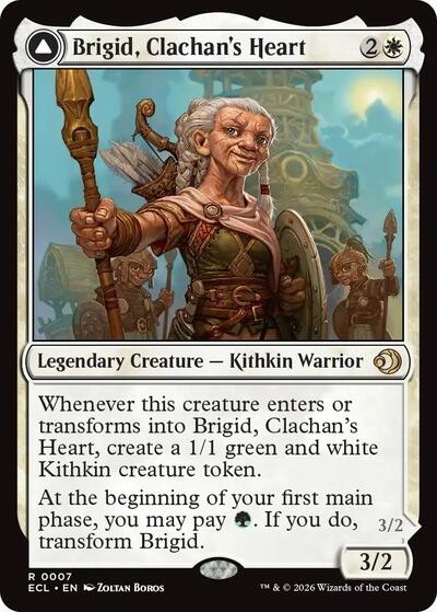 Brigid Clachans Heart ECL #7 (Near Mint Rare) Magic: The Gathering: Lorwyn Eclipsed