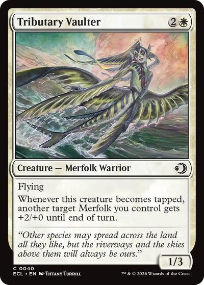 Tributary Vaulter ECL #40 (Near Mint Common) Magic: The Gathering: Lorwyn Eclipsed