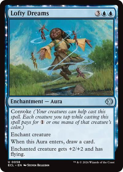 Lofty Dreams ECL #58 (Near Mint Uncommon) Magic: The Gathering: Lorwyn Eclipsed
