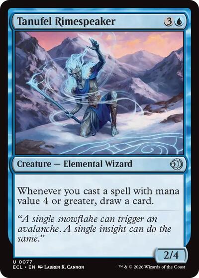 Tanufel Rimespeaker ECL #77 (Near Mint Uncommon) Magic: The Gathering: Lorwyn Eclipsed