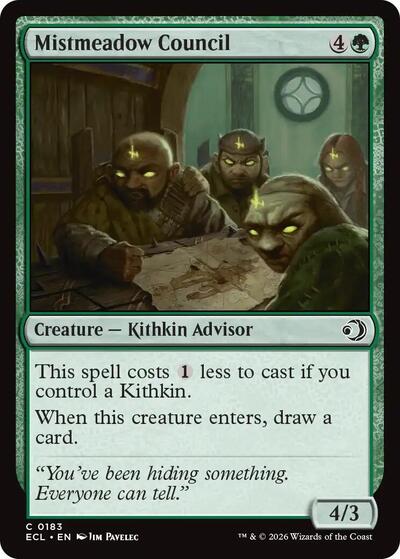 Mistmeadow Council Lorwyn Eclipsed ECL #183 (Common) Magic: The Gathering: